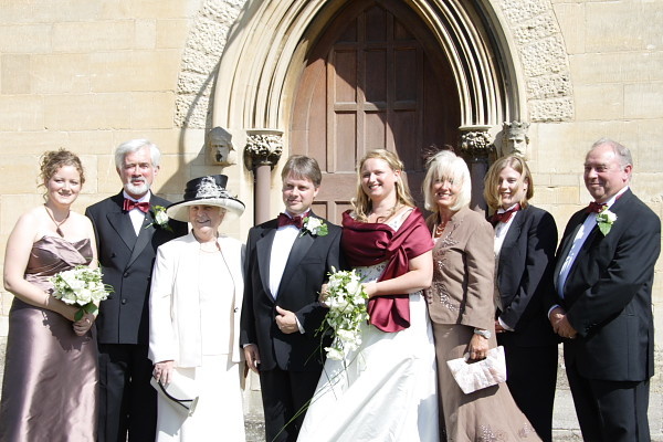 Kate and Nigel's wedding